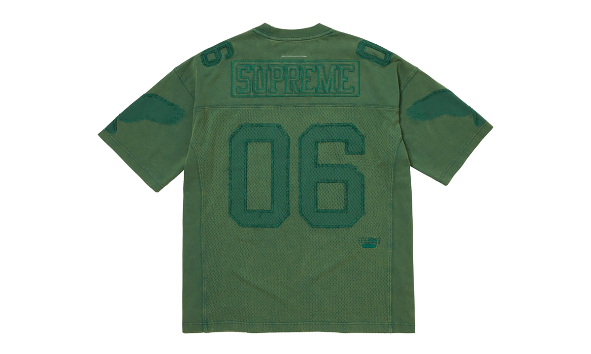 MM6 Maison Margiela Cotton Football Jersey "SS26 - Green" SU27176