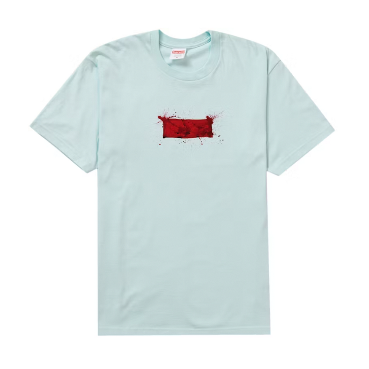 Supreme Ralph Steadman Box Logo Tee Pale Blue