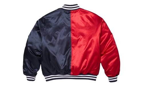Champion Satin Varsity Jacket "SS26 - Red / Navy" SU27668