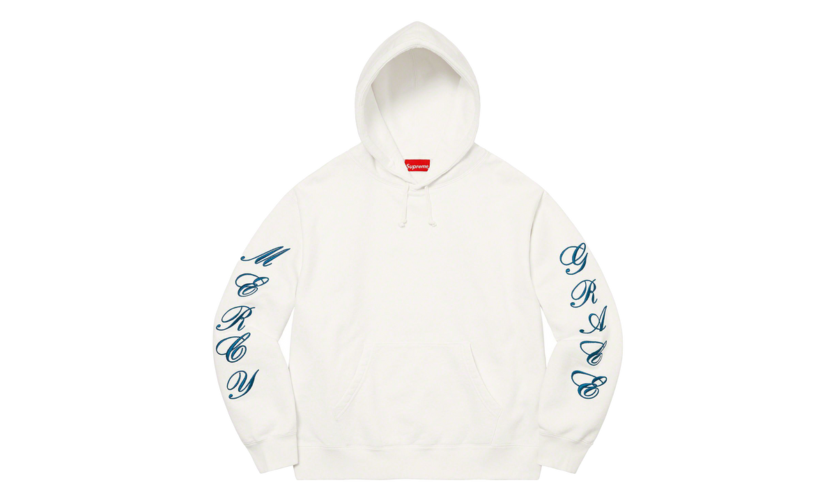 Patches Spiral Hooded Sweatshirt "SS23 - White" SU25273