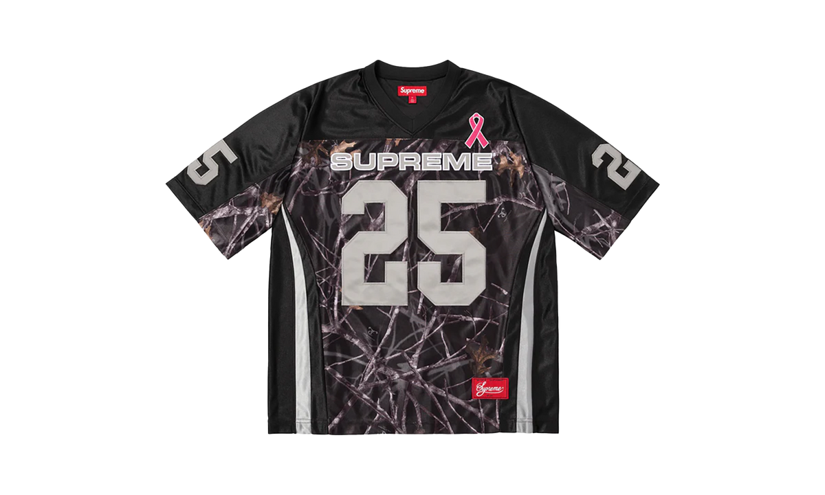 Breast Cancer Awareness Football Jersey "FW25 - Black" SU26200