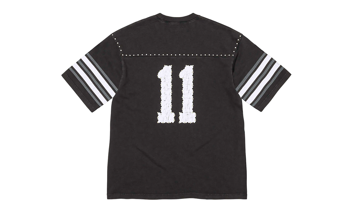 Studded S/S Football Top "SS26 - Black" SU27035