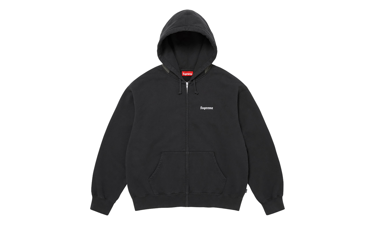 Paris Is Burning Zip Up Hooded Sweatshirt "SS26 - Black" SU27940