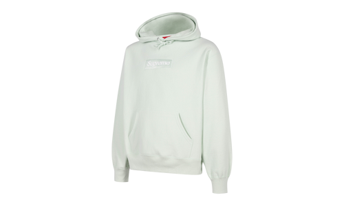 Box Logo Hoodie "FW23 - Light Green" SU100155