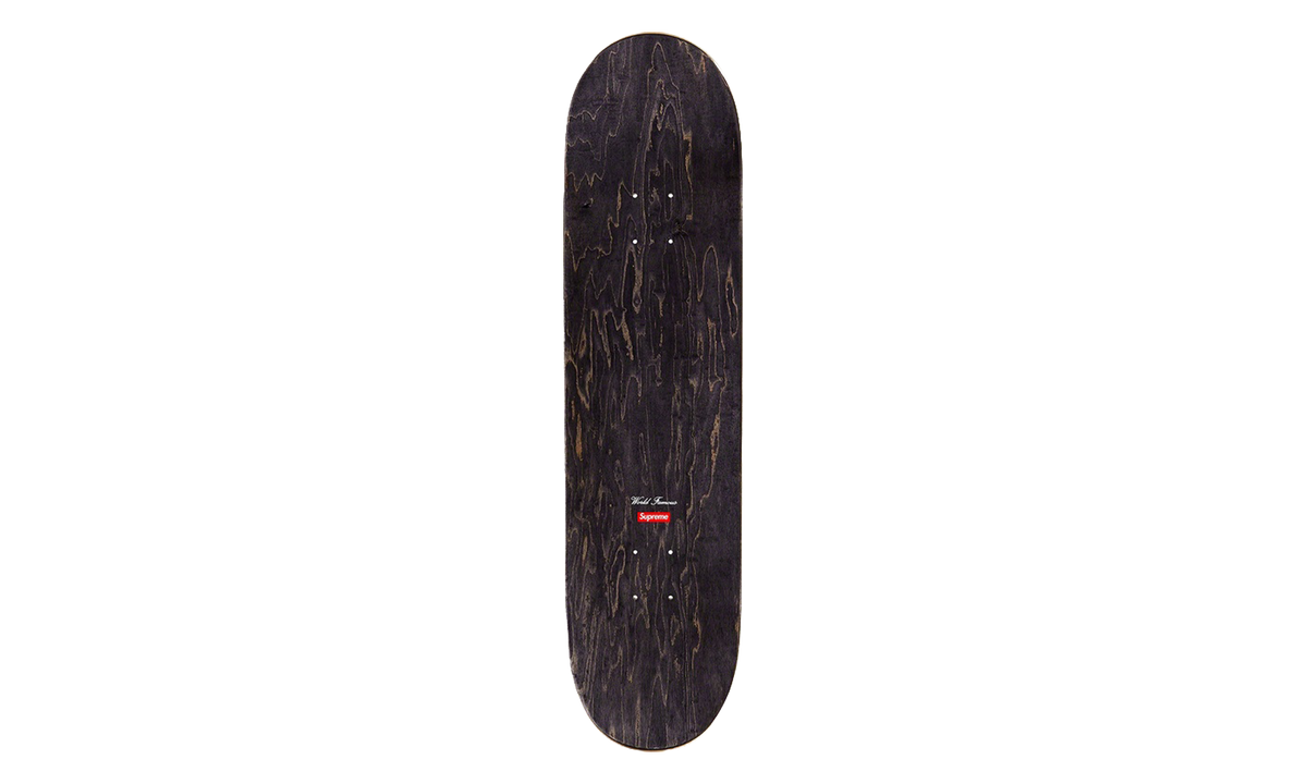 Airbrushed Floral Skateboard "SS19 - Black" SU28114