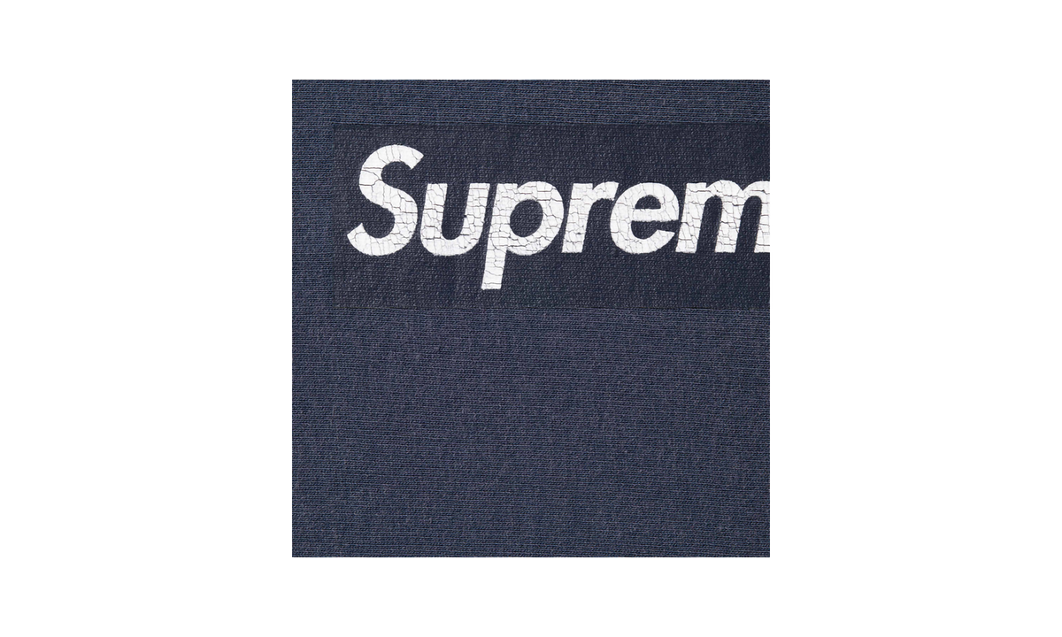 Washed Box Logo Crewneck "SS25 - Navy" SU25158